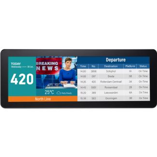 TPPC2902 28.8” Bar Passenger Information Fanless Panel PC